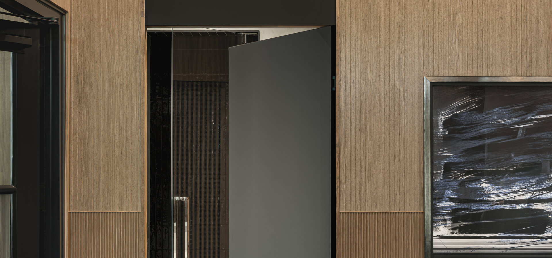 Custom architectural millwork wall panels