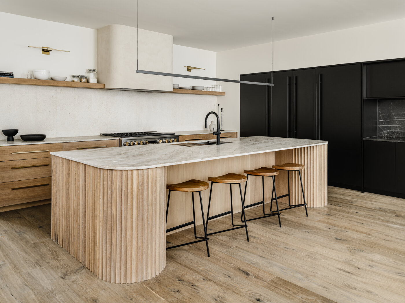 Luxury kitchen cabinetry, Lumen House